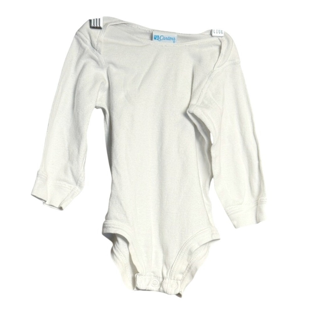 Vintage‎ Carter's One Piece White Size 19–26 Lb 80s Retro Classic USA Minimalist